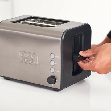 Black + Decker Toaster Black decker Toaster Black Decker BXTO900E Edelstahl 900 W, 900 W