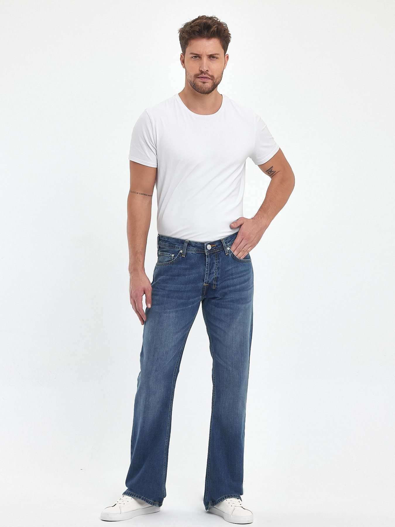 LTB Bootcut-Jeans LTB Jeans Tinman Wash Giotto