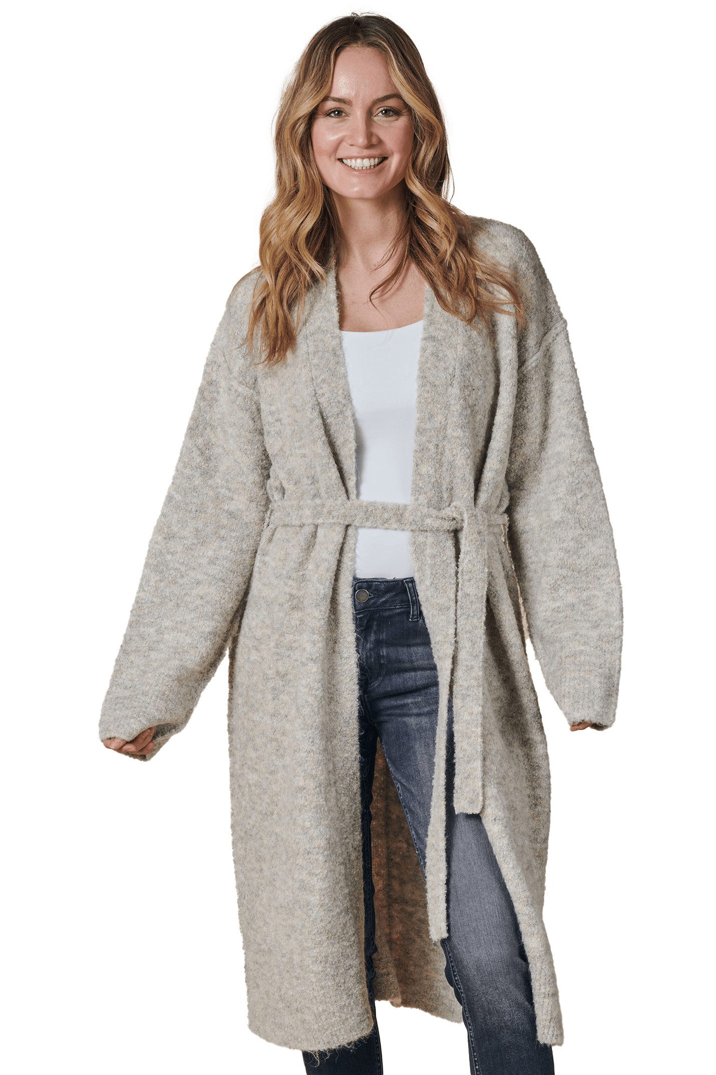 Zhrill Strickjacke Cardigan ZHCIA Beige (0-tlg) günstig online kaufen