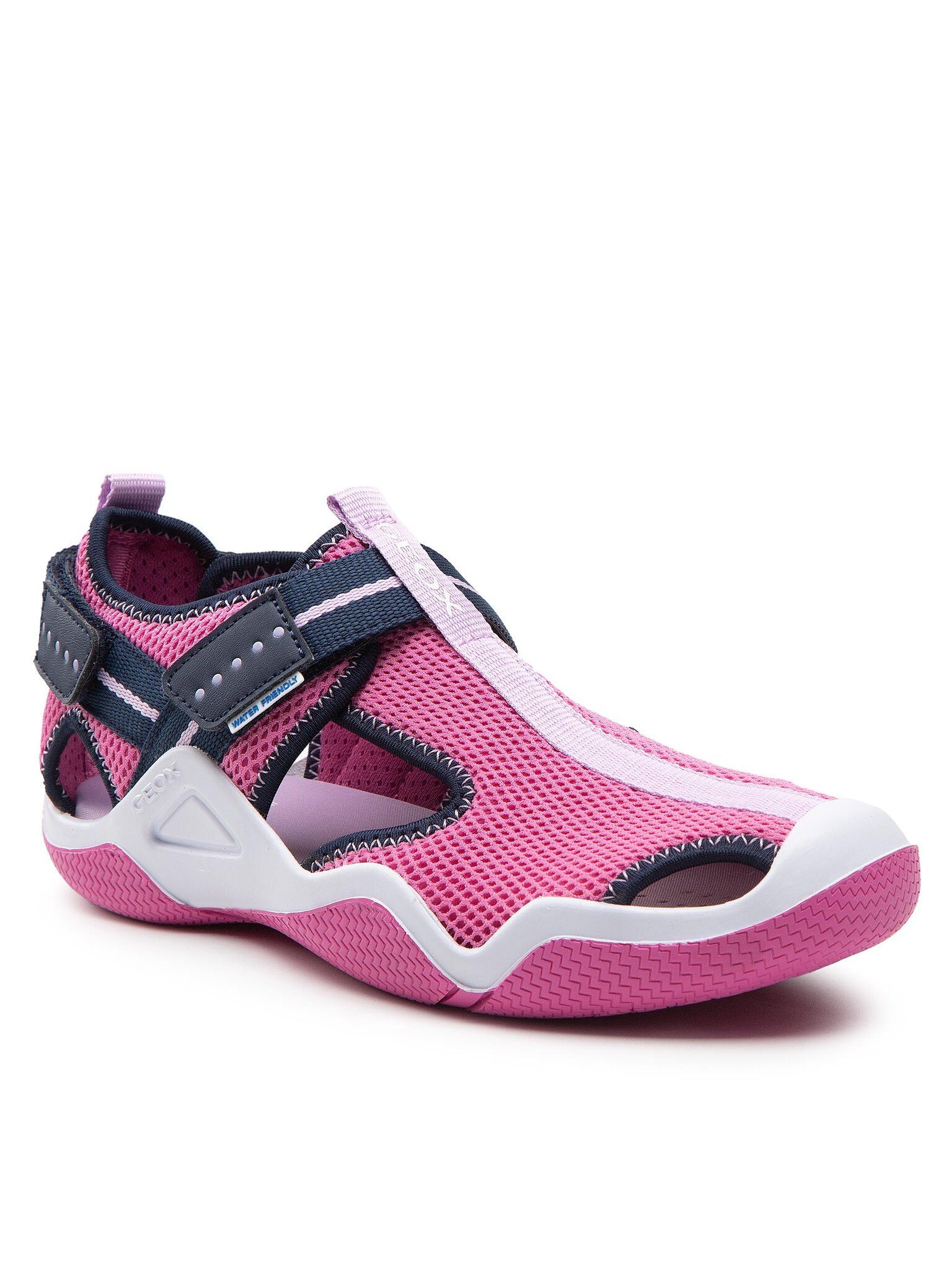 Geox Сандалии J Wader G. A J1508A 01454 C8NF4 D Fuchsia/Navy Sandale