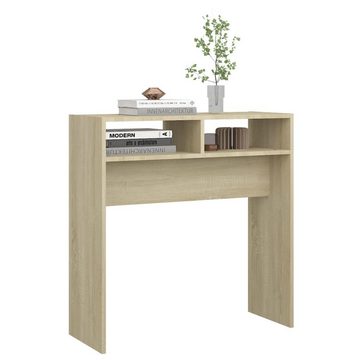 furnicato Beistelltisch Konsolentisch Sonoma-Eiche 78x30x80 cm Holzwerkstoff (1-St)