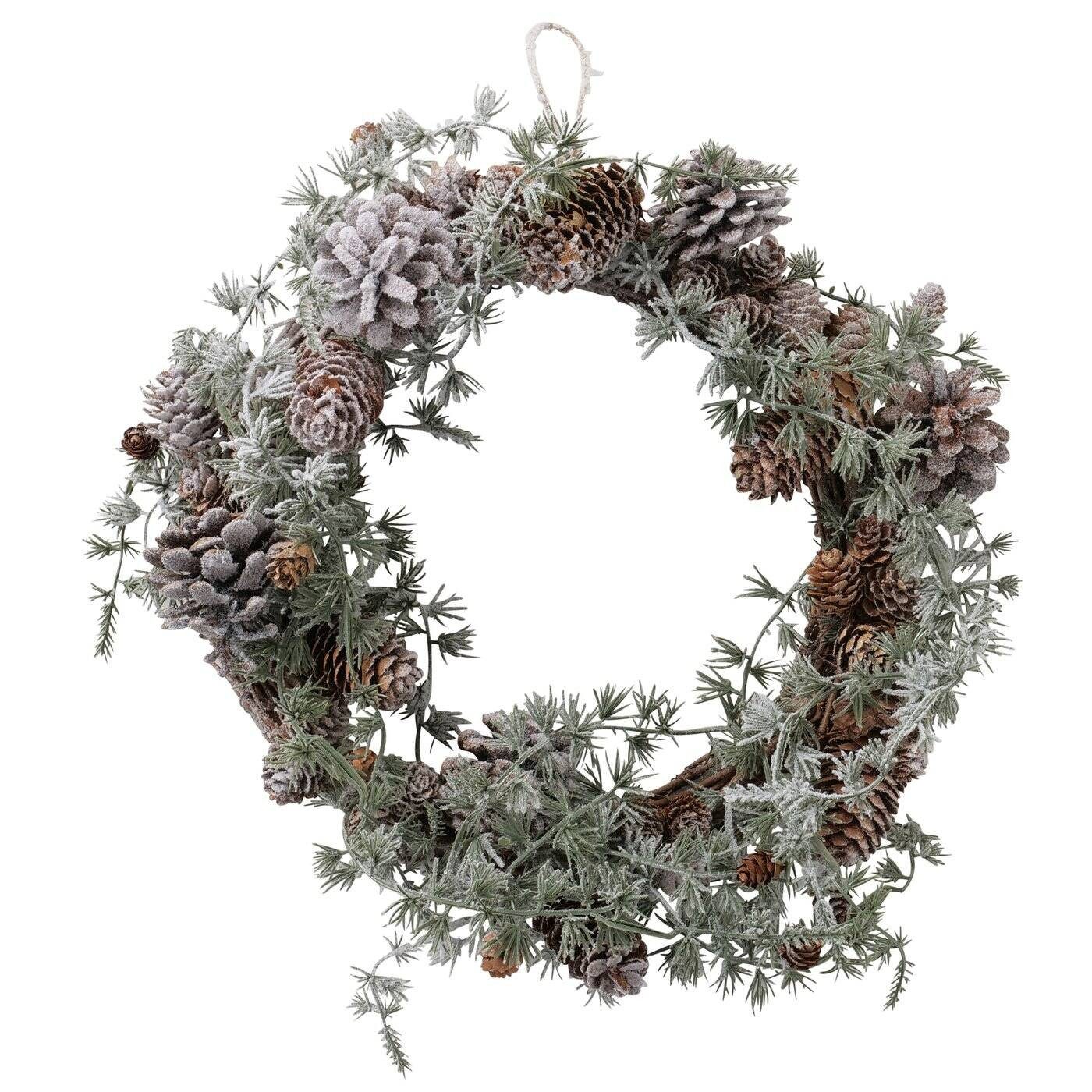 BOLTZE GRUPPE Adventskranz Handgefertigter Kranz mit Tannenzapfen TANNENZAPF, Ø32 cm, handgefertigt