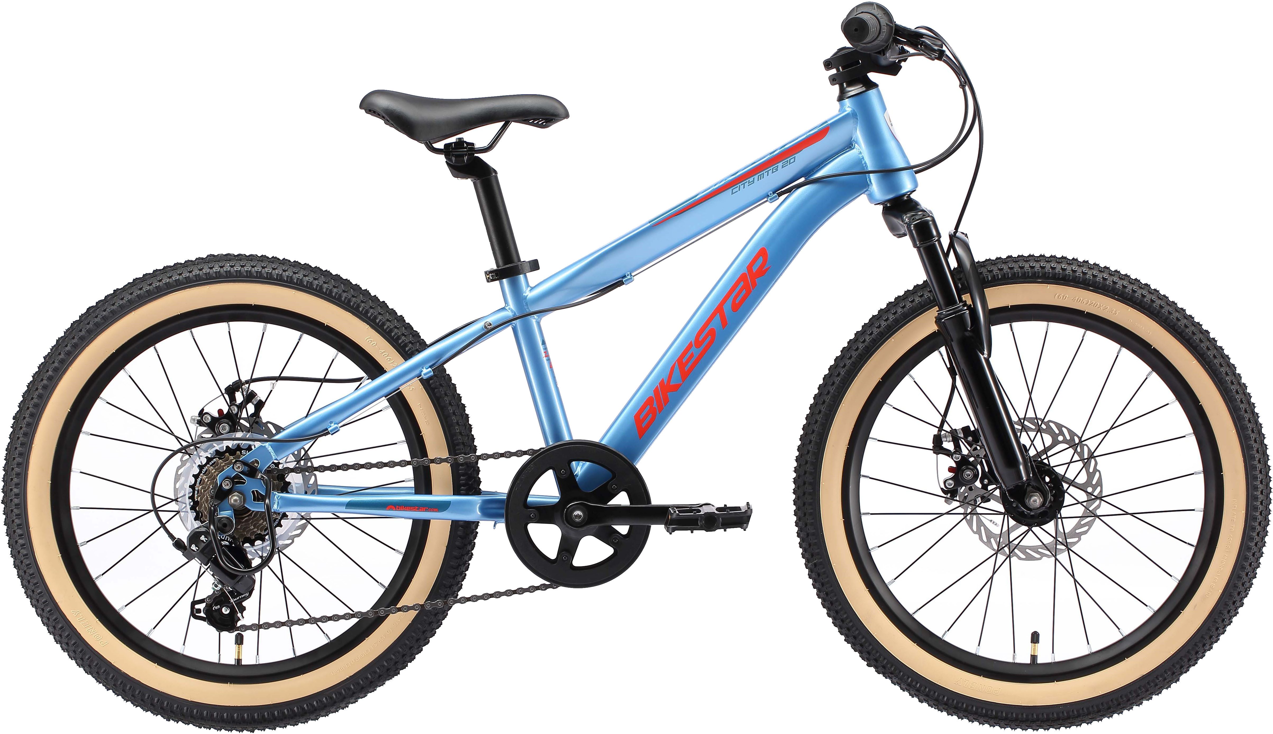 Bikestar Jugendfahrrad, 7 Gang Shimano RD-TY21 Schaltwerk, Kettenschaltung