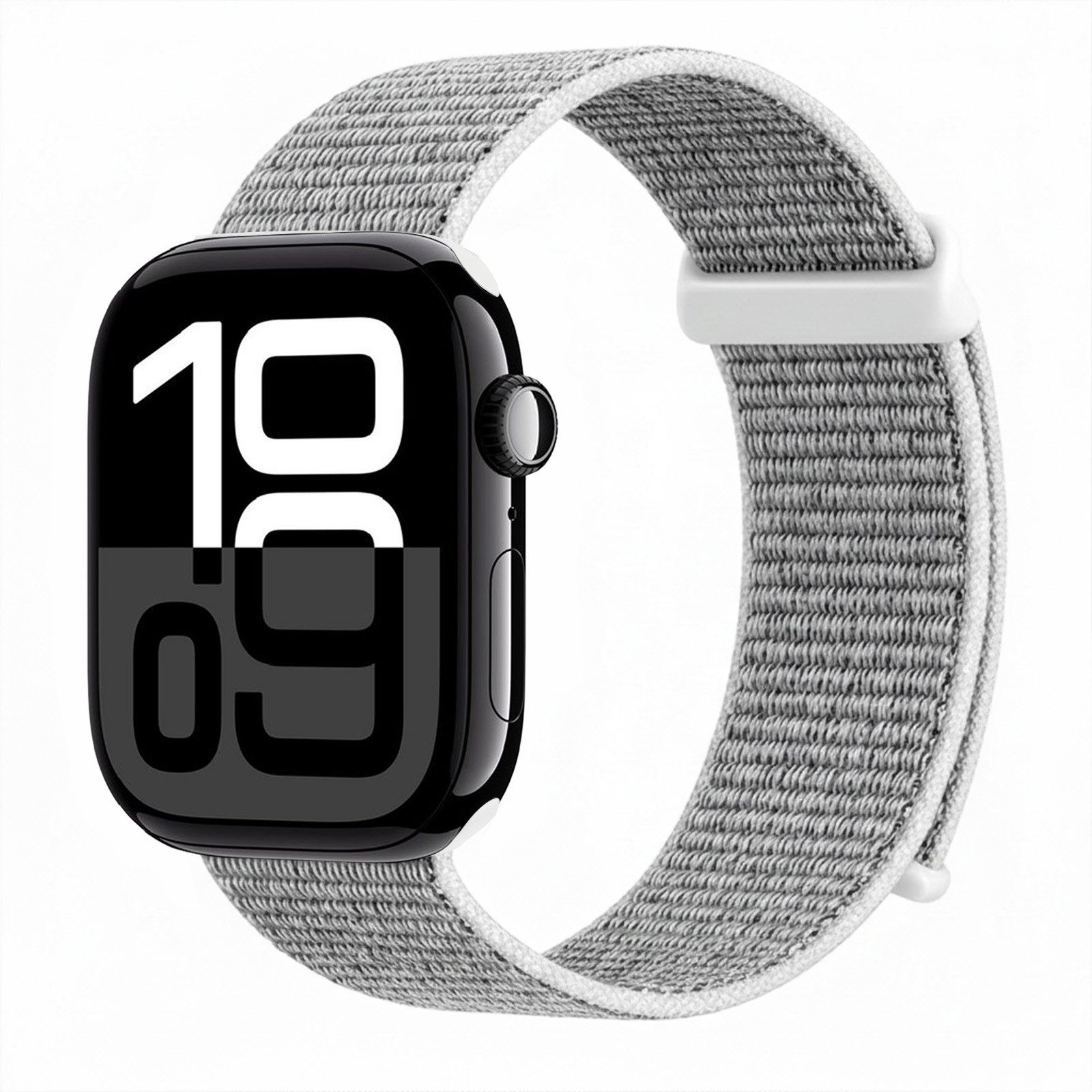Tec-Expert Smartwatch-Armband für Apple Watch Series 11 46 mm Armband Ersatz Wechsel Band, Nylon Textil mit Klettverschluss, stufenlos Verstellbar, atmungsaktiv