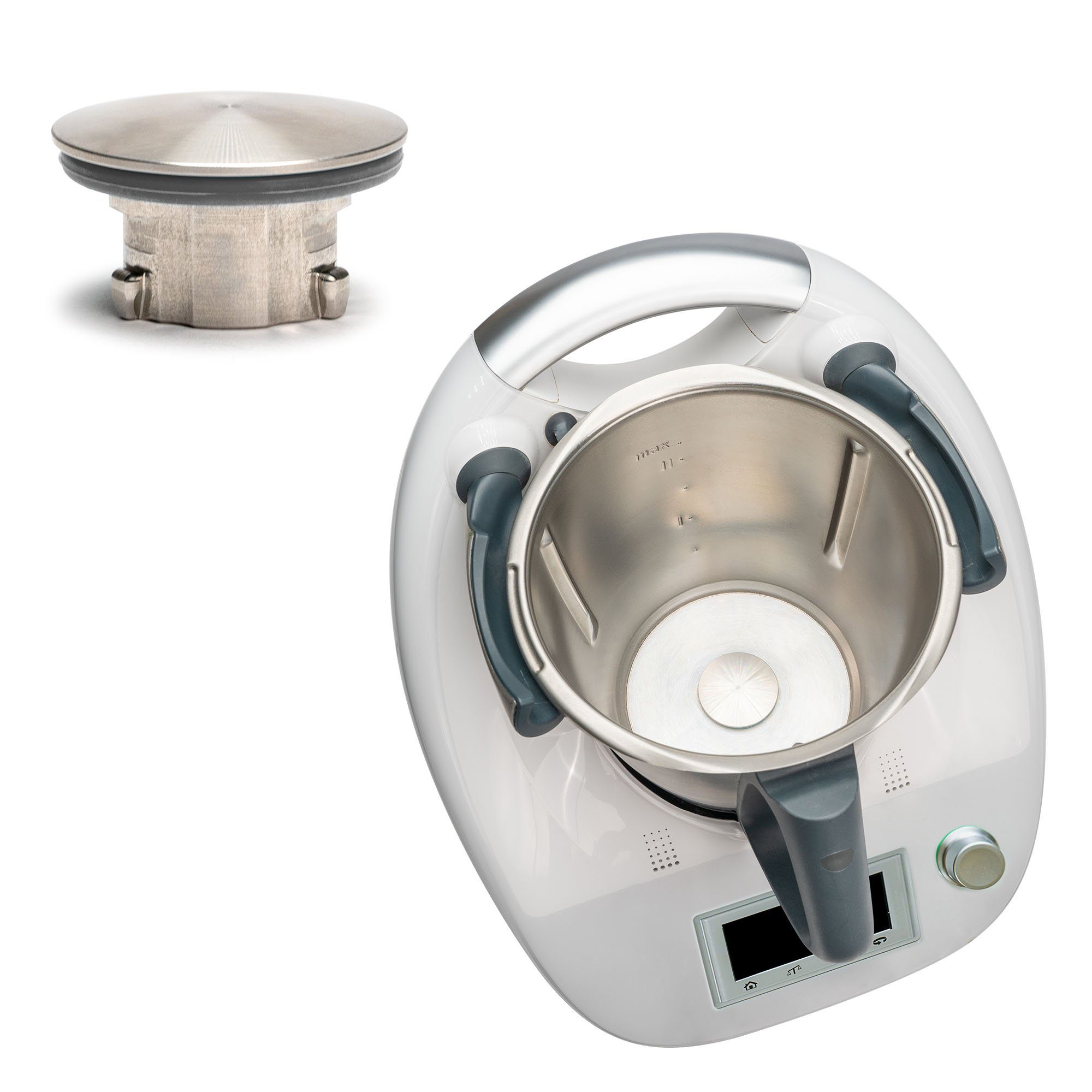 Mixcover Küchenmaschinen Zubehör-Set mixcover Trio-Parat Thermo-Plug kompatibel mit Thermomix TM5