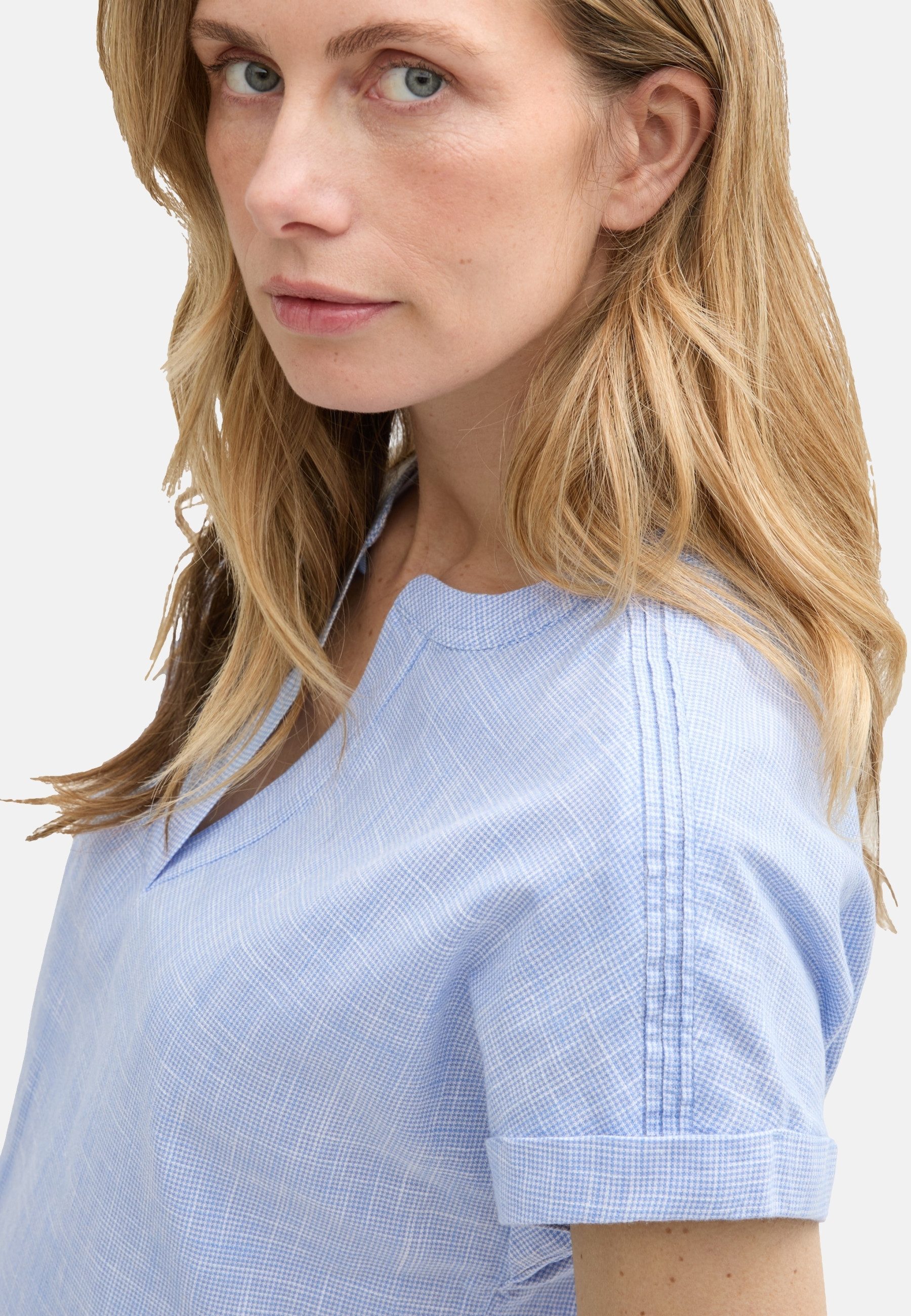 TOM TAILOR Kurzarmbluse Bluse dünnes Kurzarmshirt (1-tlg)