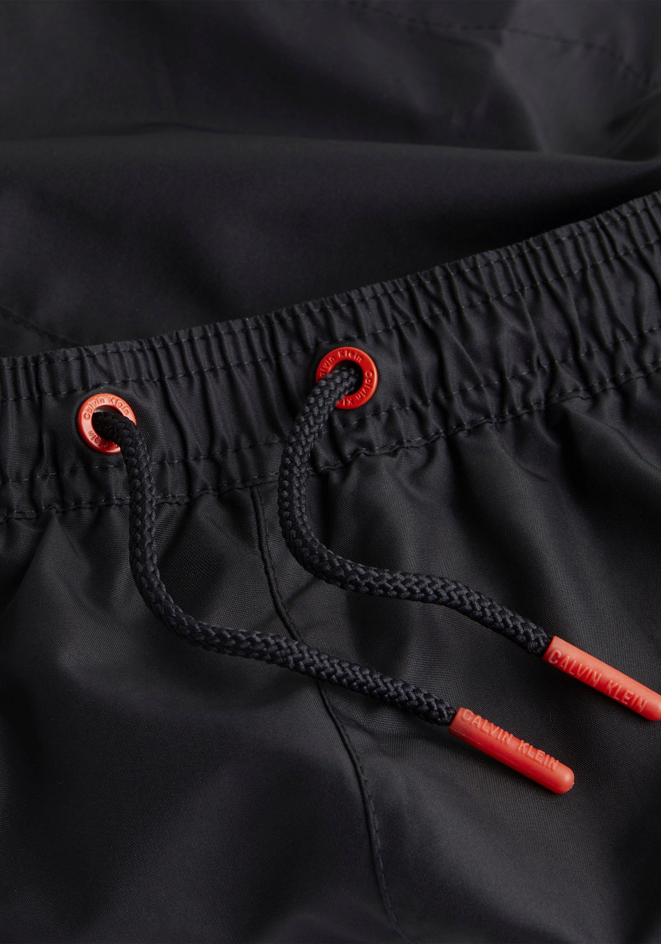 Calvin Klein Swimwear Schriftzug DRAWSTRING Pvh-Black Badeshorts mit Calvin Klein MEDIUM