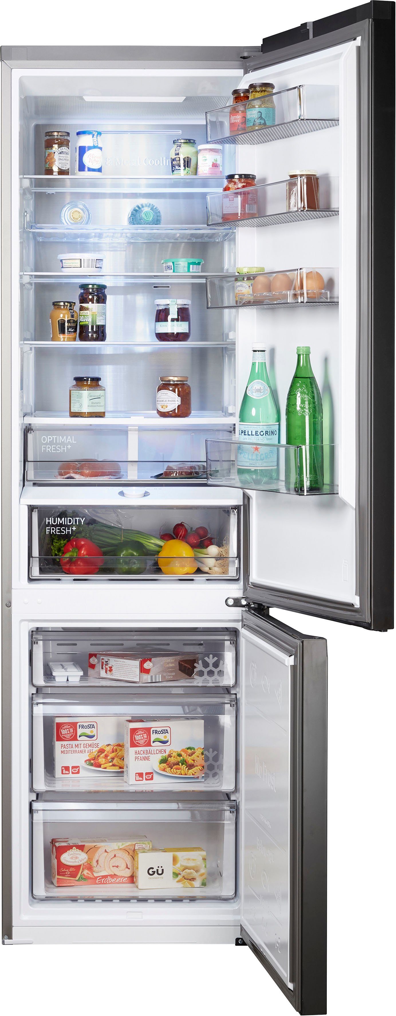 Samsung Kühl-/Gefrierkombination Bespoke RL38A7B5BB1, 203 cm hoch, 59,5 cm breit
