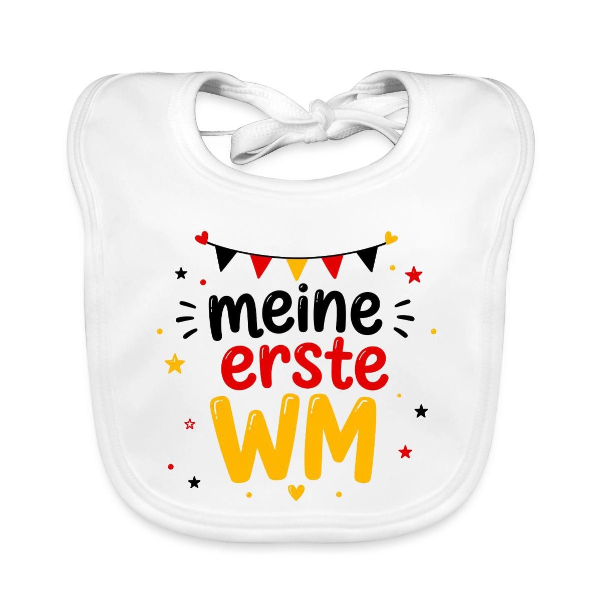 Lätzchen Meine Erste WM Deutschland Fan Bio Baby Lätzchen Waschbar