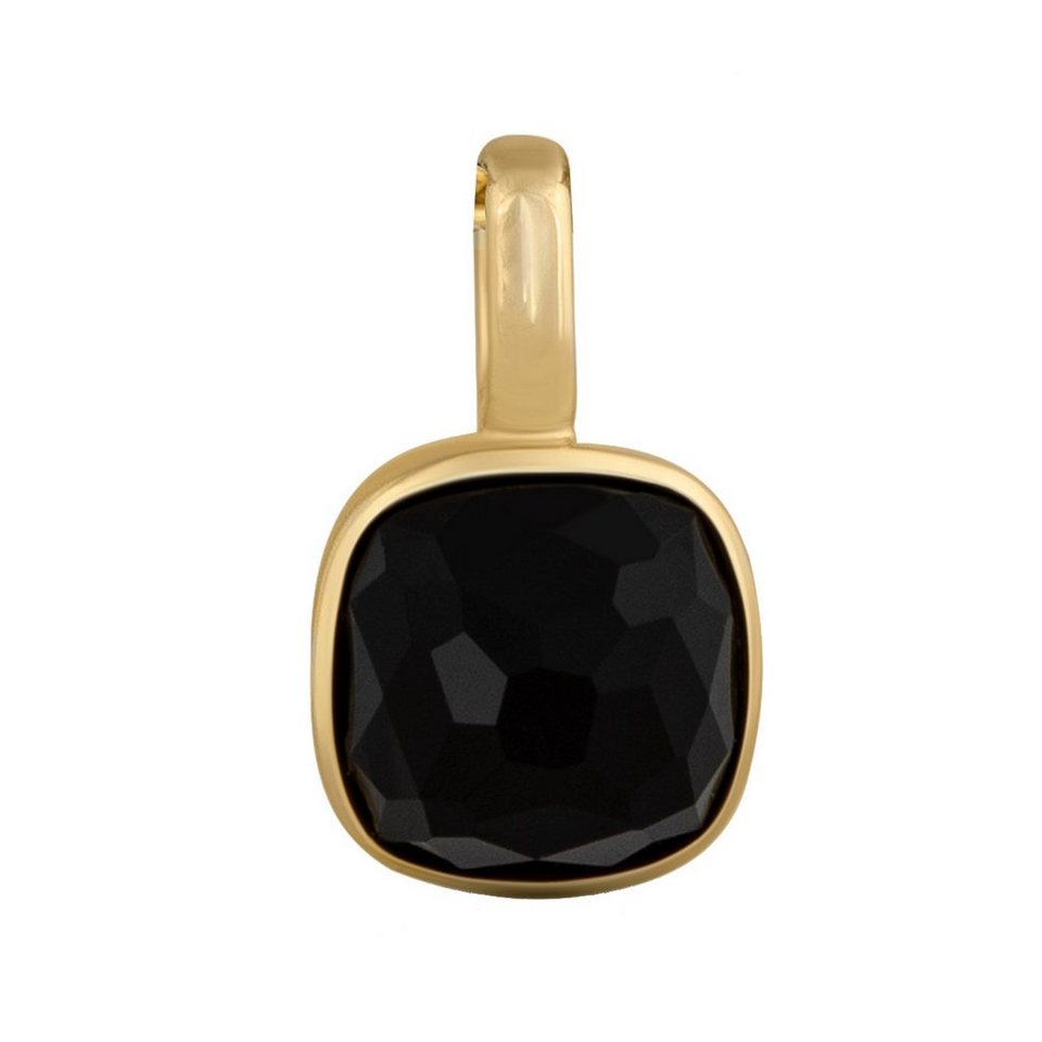 Orolino Kettenanhänger 585 Gold mit Onyx 6x6mm