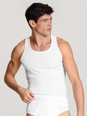 CALIDA Unterhemd Natural Benefit (Packung, 2-St) Athletic-Shirt, körperbetonter Schnitt im 2er Pack