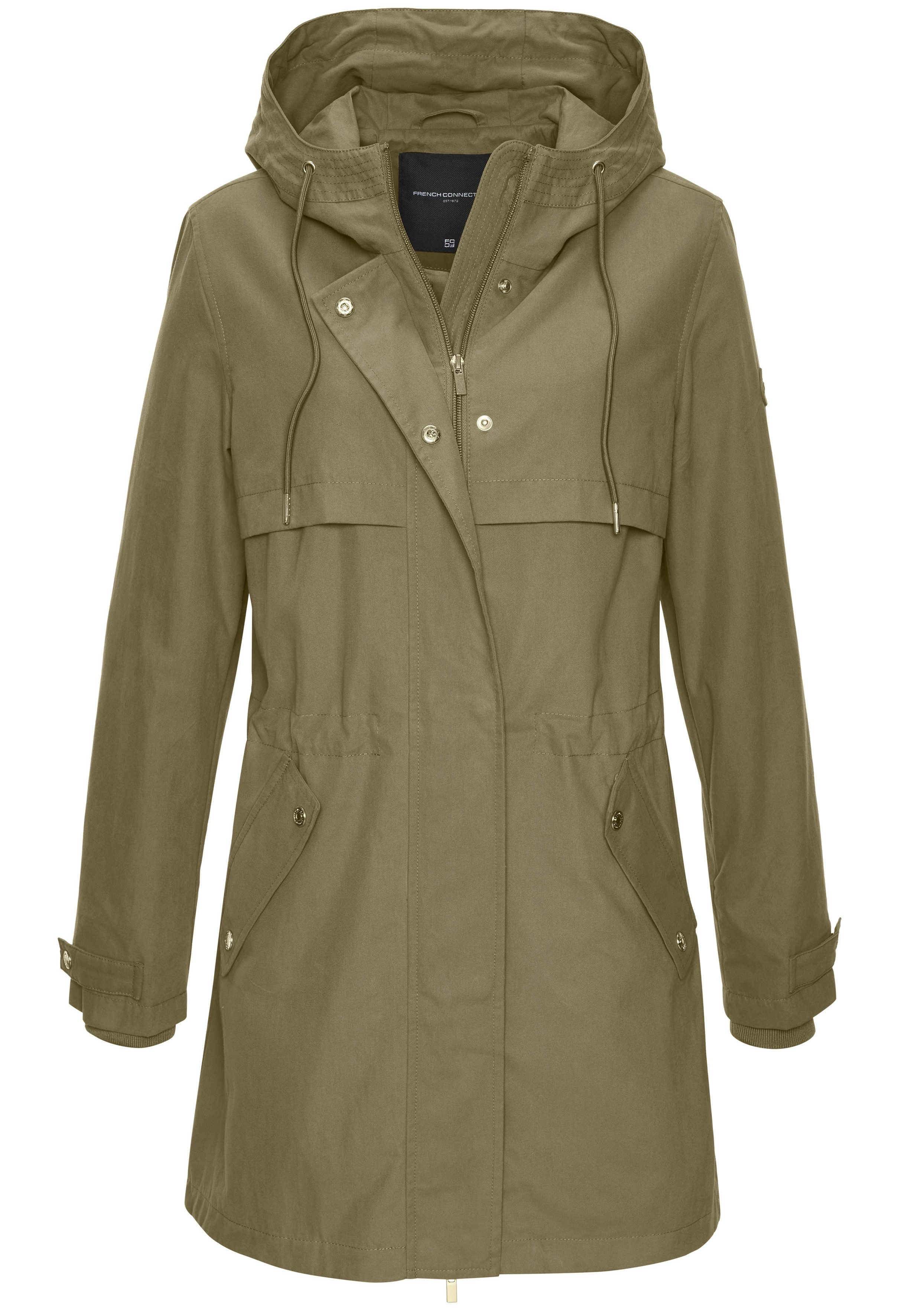 French Connection Outdoorjacke Saumschlitz mit Druckknöpfen auf der Rückseite. € 139,99
