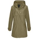 French Connection Outdoorjacke Saumschlitz mit Druckknöpfen auf der Rückseite