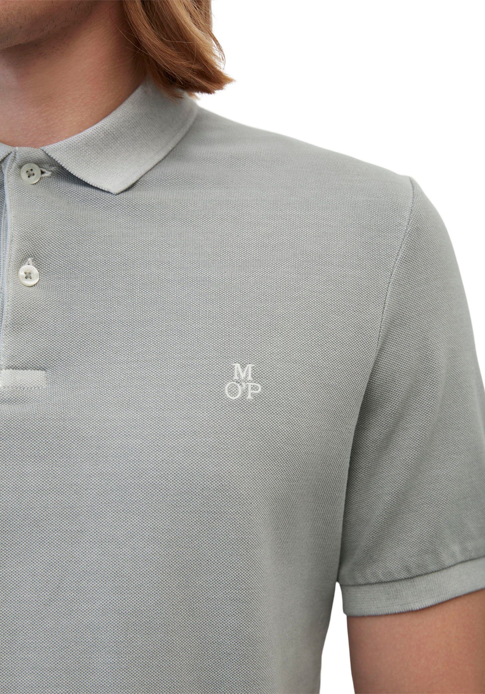 klassischen Marc Poloshirt im Look O'Polo grau