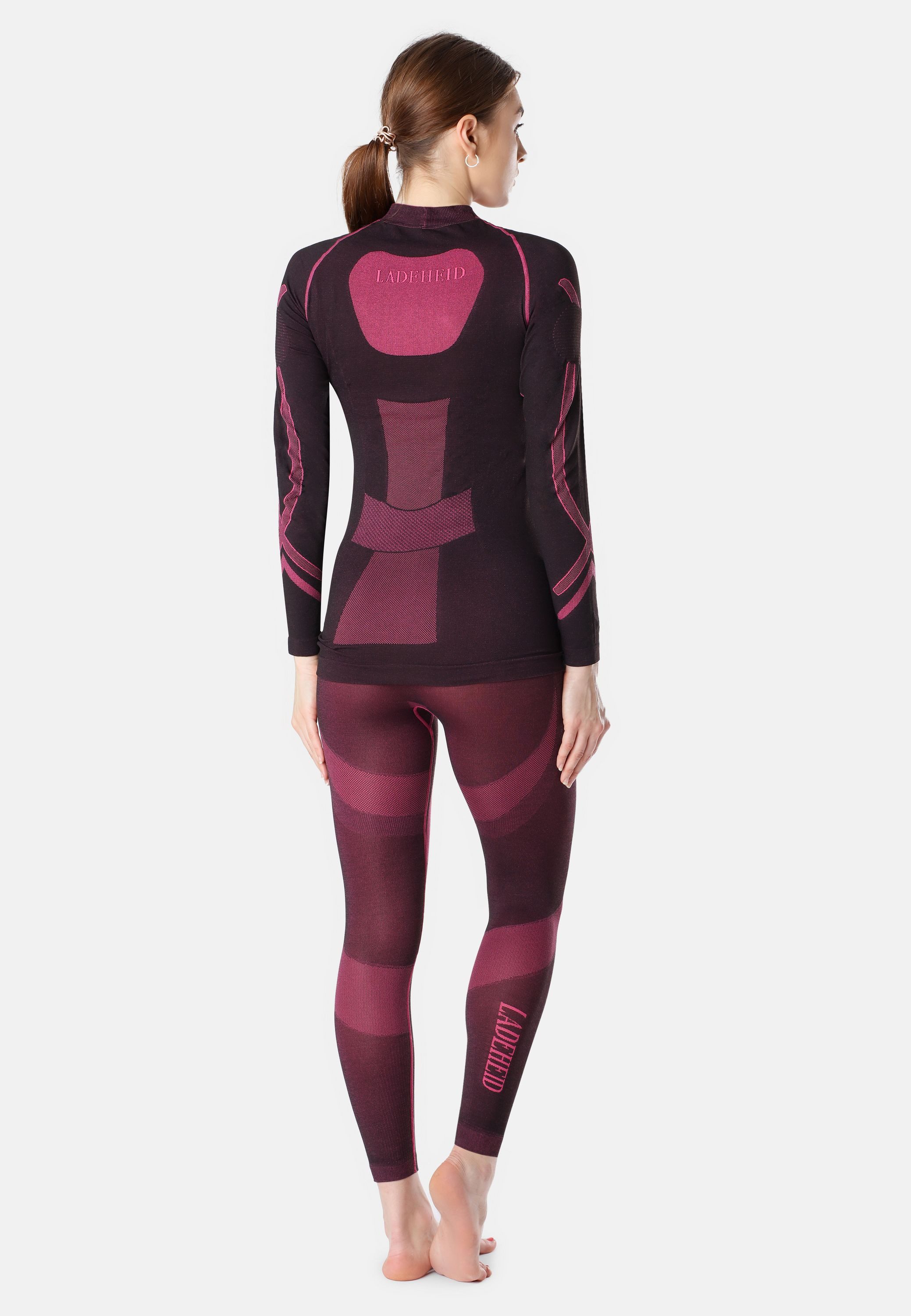 Ladeheid Funktionsunterhemd Damen Funktionsunterwäsche Set Shirt Unterhose Thermoaktiv LAGI006 (Set, mit Funktionsunterhose) – Bild 4 von 5