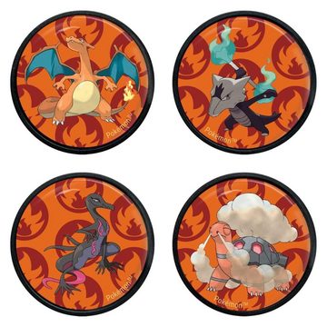 Ultra Pro Sammelkarte Pokémon - Gallery Series: Scorching Summit - Alcove Click - Deck Box, mit austauschbaren Magnet