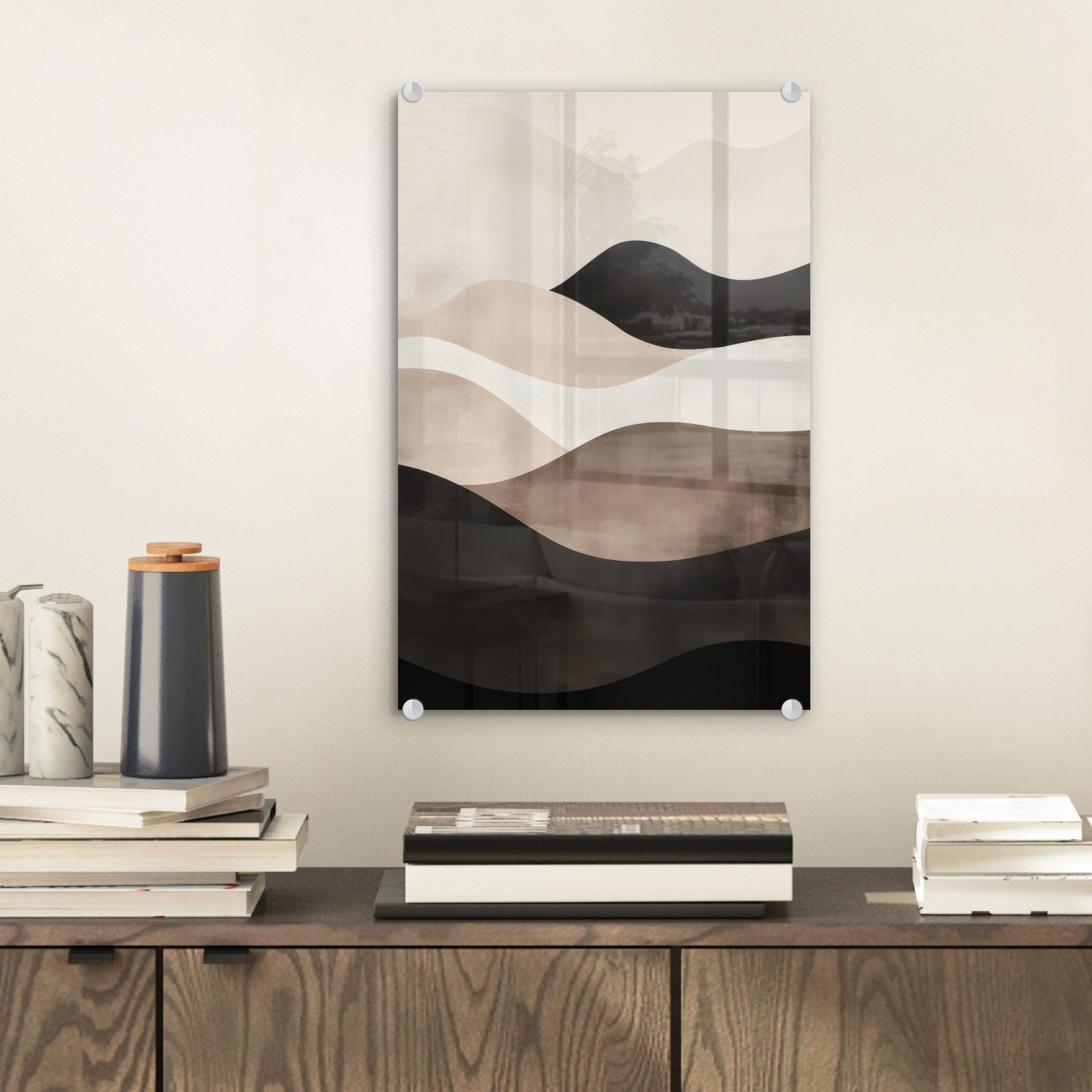 MuchoWow Acrylglasbild Abstrakt - Landschaft - günstig online kaufen