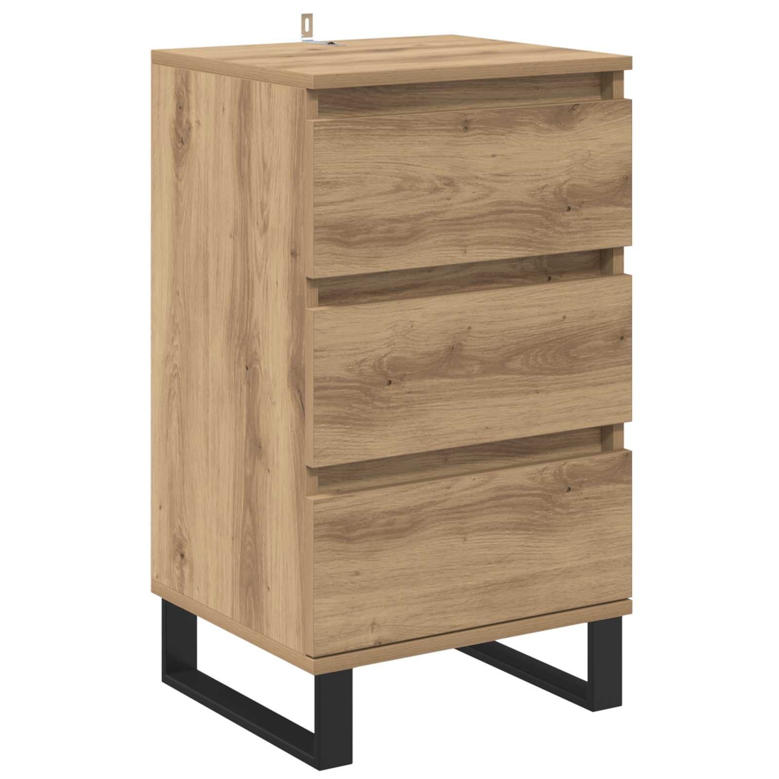 vidaXL Sideboard Sideboard Artisan-Eiche Holzwerkstoff (1 St)