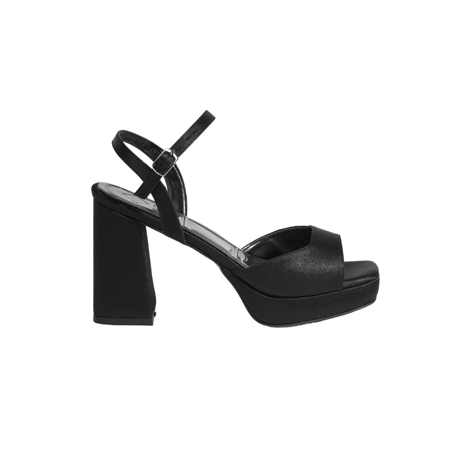 Desa Desa Damen-Plateau-Pumps – Obermaterial aus Textil, Futter aus Kunstle Sandale