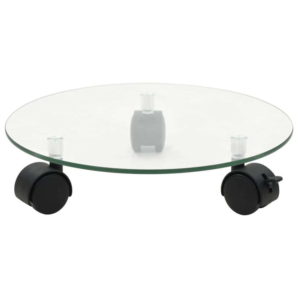 DOTMALL Blumenständer Pflanzenroller Rund 2 Stück günstig online kaufen
