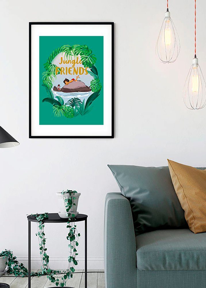 Komar Poster Jungle Book Friends, Disney, Kinderzimmer, Schlafzimmer,  Wohnzimmer | Poster