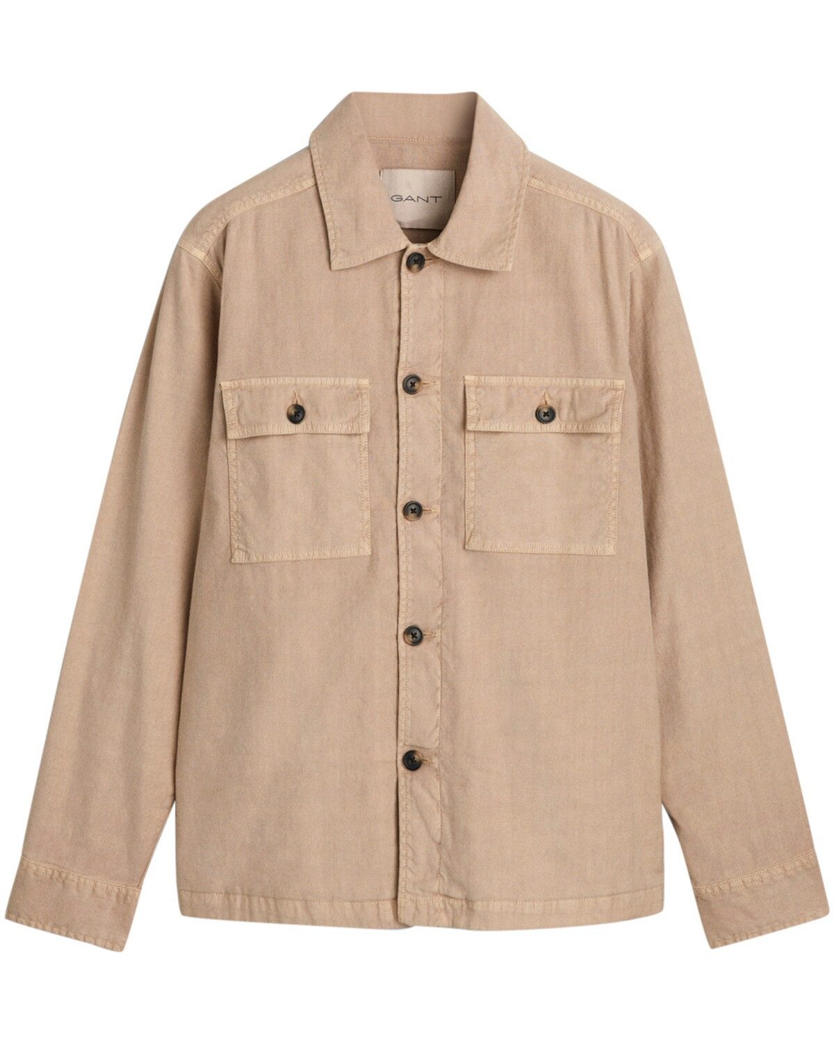 Cordjacke Hemdjacke aus Baumwolle und Leinen