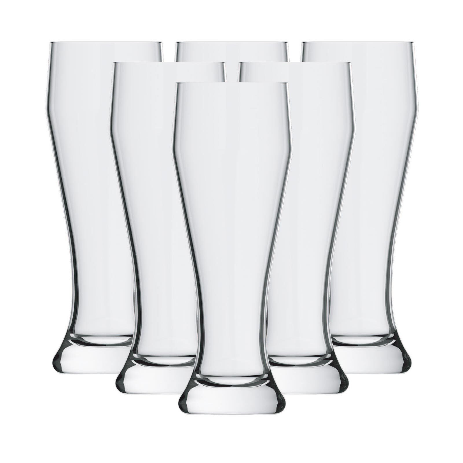 rastal Bierglas Ranft Weizenbiergläser 0,5 l 6er Set, 6-tlg., Glas