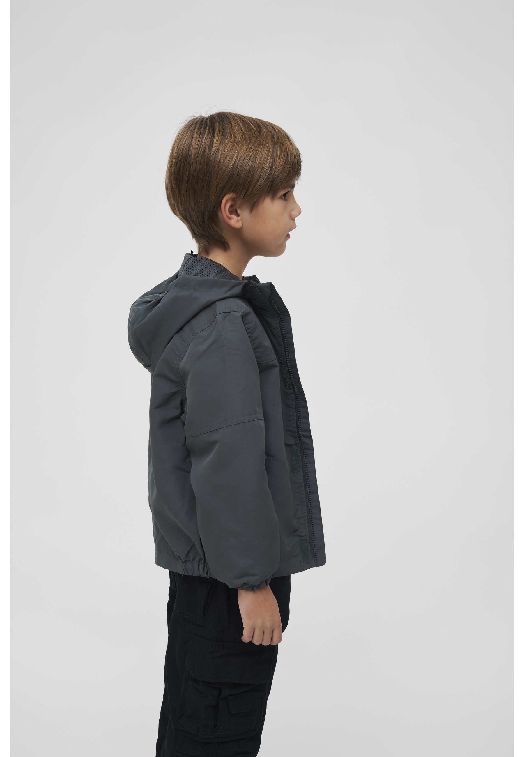 Brandit Allwetterjacke Brandit Herren Kids Summer Windbreaker Frontzip (1-St)