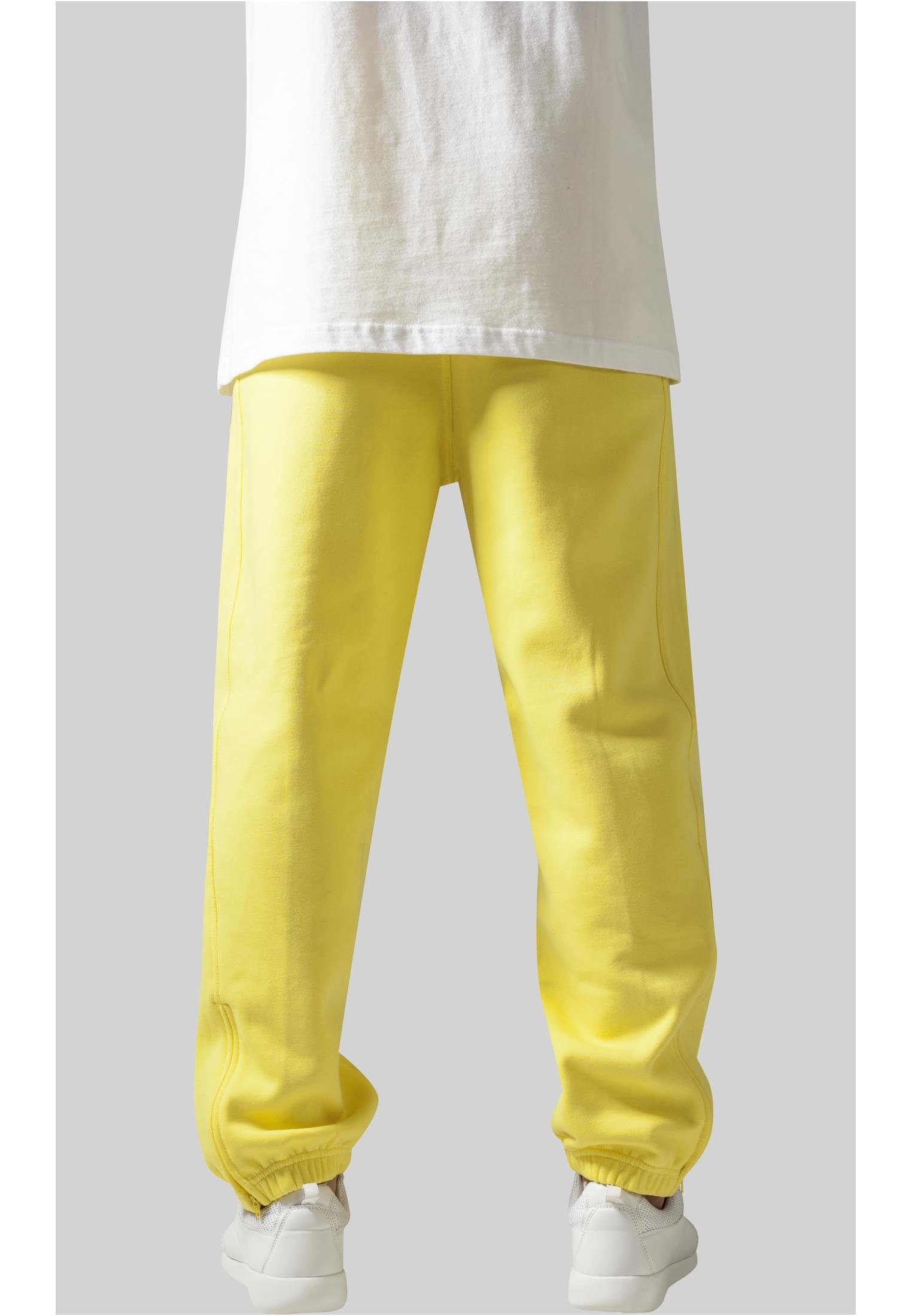 URBAN CLASSICS Stoffhose yellow Herren (1-tlg) Sweatpants