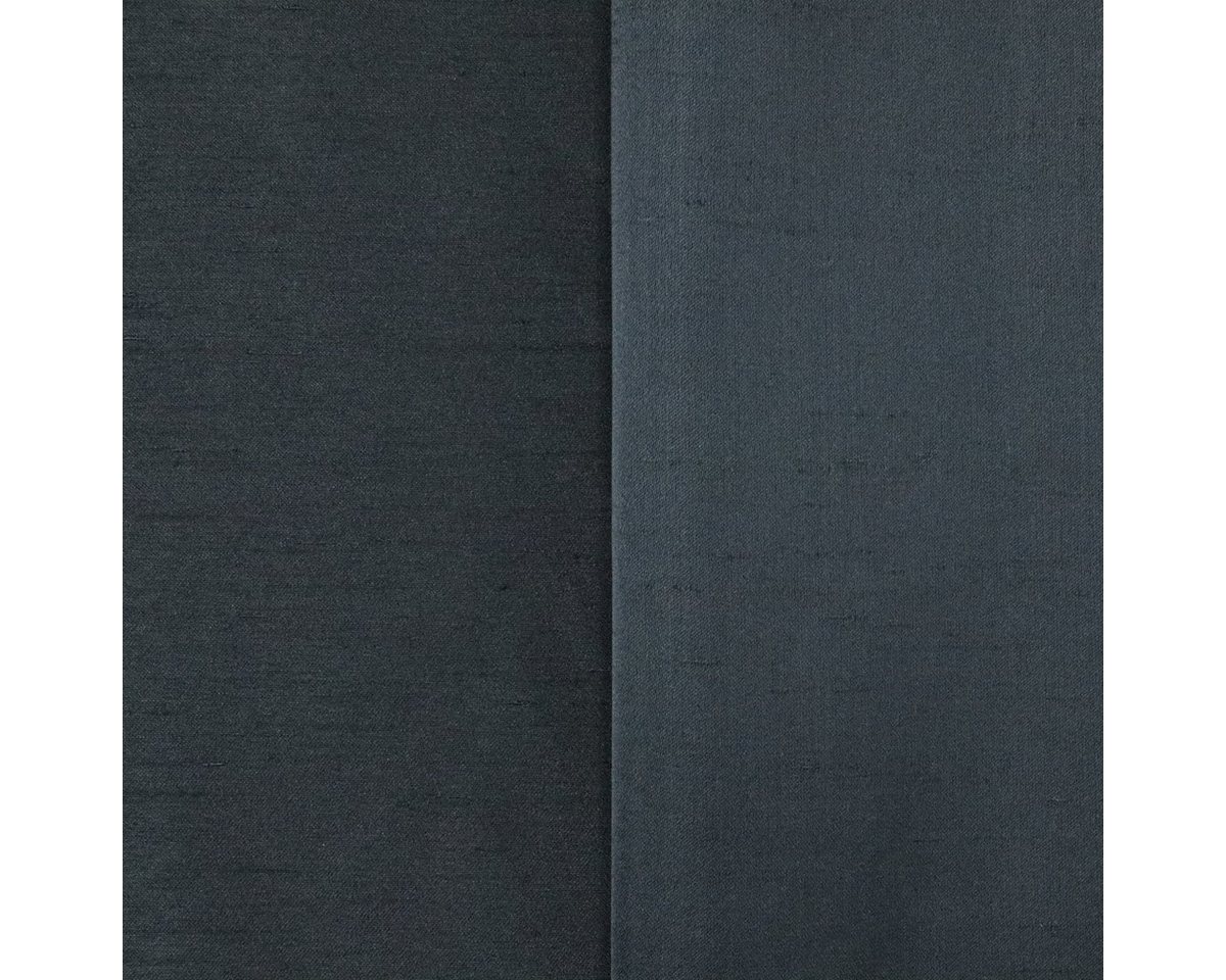 Thumbnail - Stofferia Stoff Dekostoff Satin Seidenoptik Opulence Schwarz, Breite 146 cm, Meterware