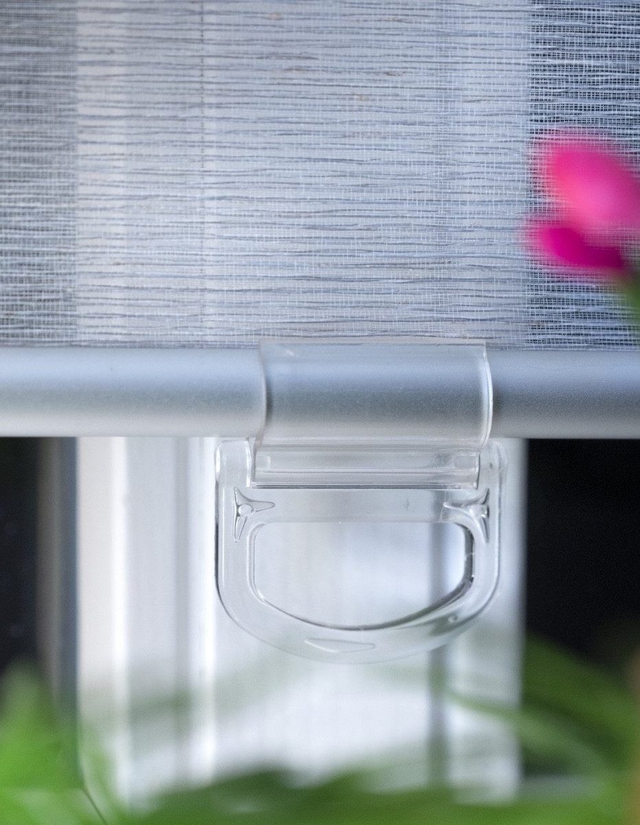 Springrollo, K-HOME, halbtransparent, mit Bohren/ohne Bohren, freihängend, Klemm- oder Schraubmontage