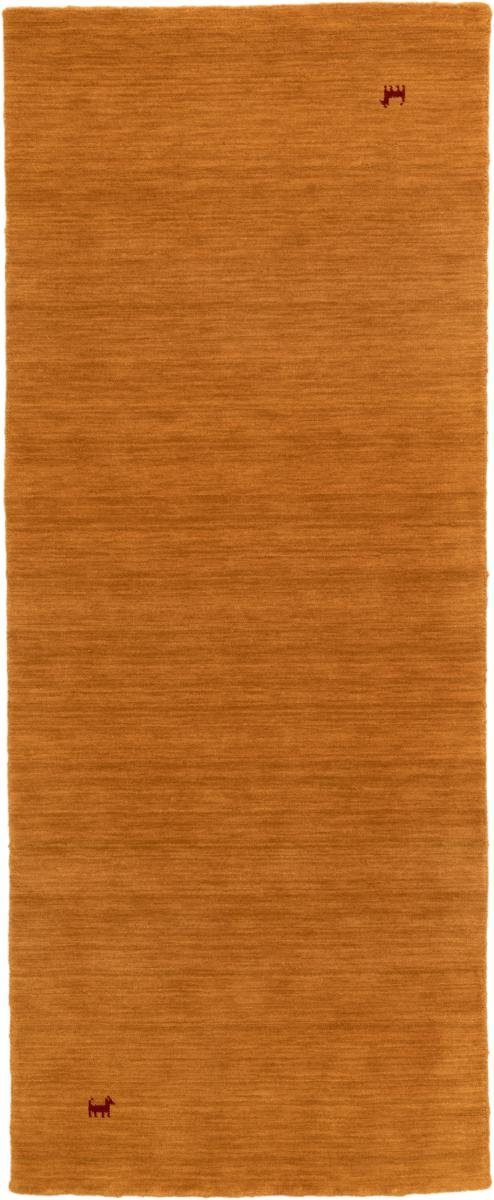 Orientteppich Loom Gabbeh Orange 71x139 Moderner Orientteppich Läufer, Nain Trading, rechteckig, Höhe: 12 mm