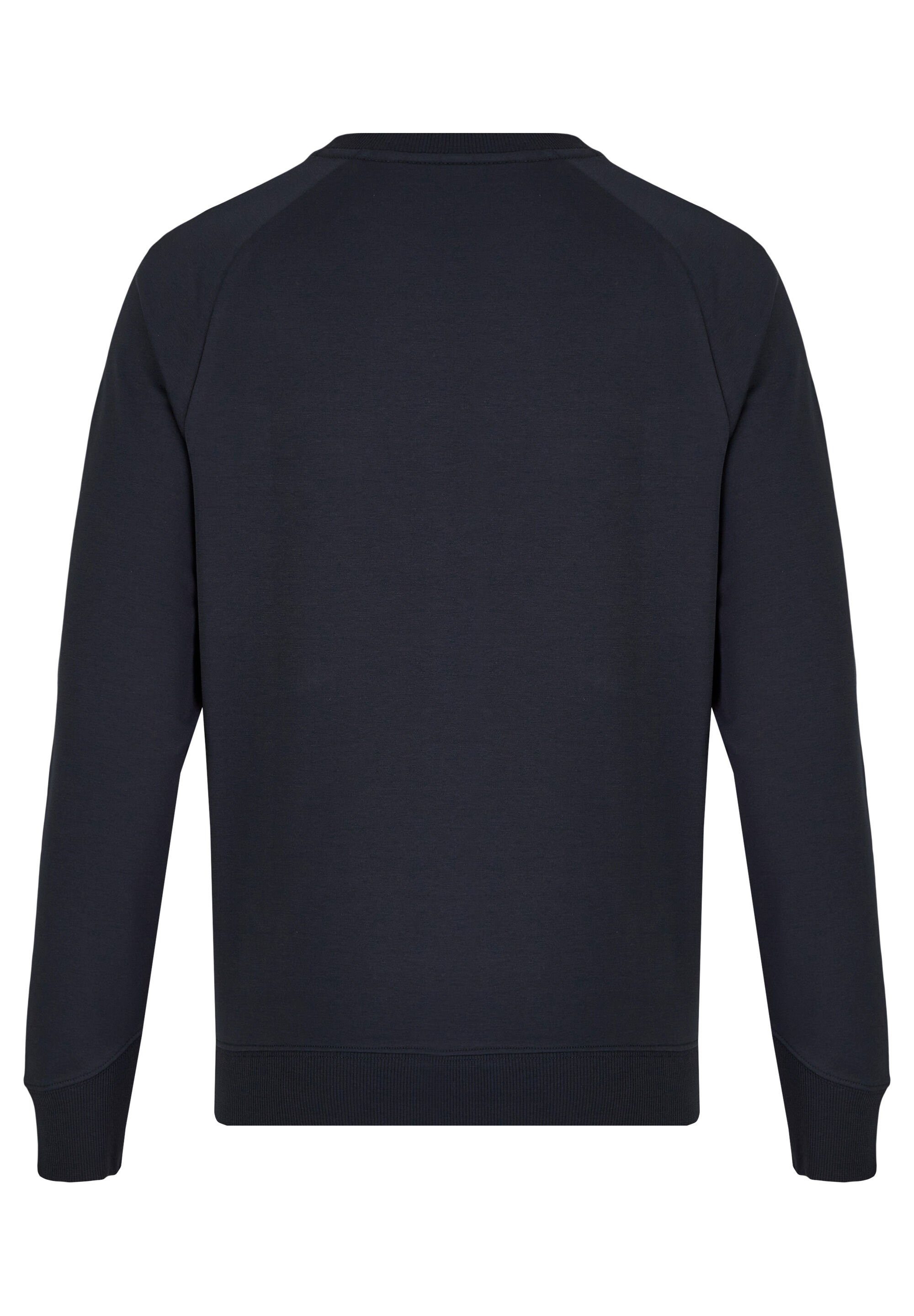 HECHTER Rippbündchen Sweatshirt blue Sportive Sweatshirt PARIS midnight