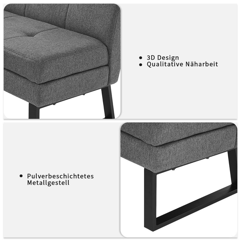 OTTO home Esszimmerstuhl Geranie Freischwinger, Schwingstuhl (Set, 2 St), mit 3D-Steppung, robustes Gestell, hochwertiger Stoff – Bild 5 von 5