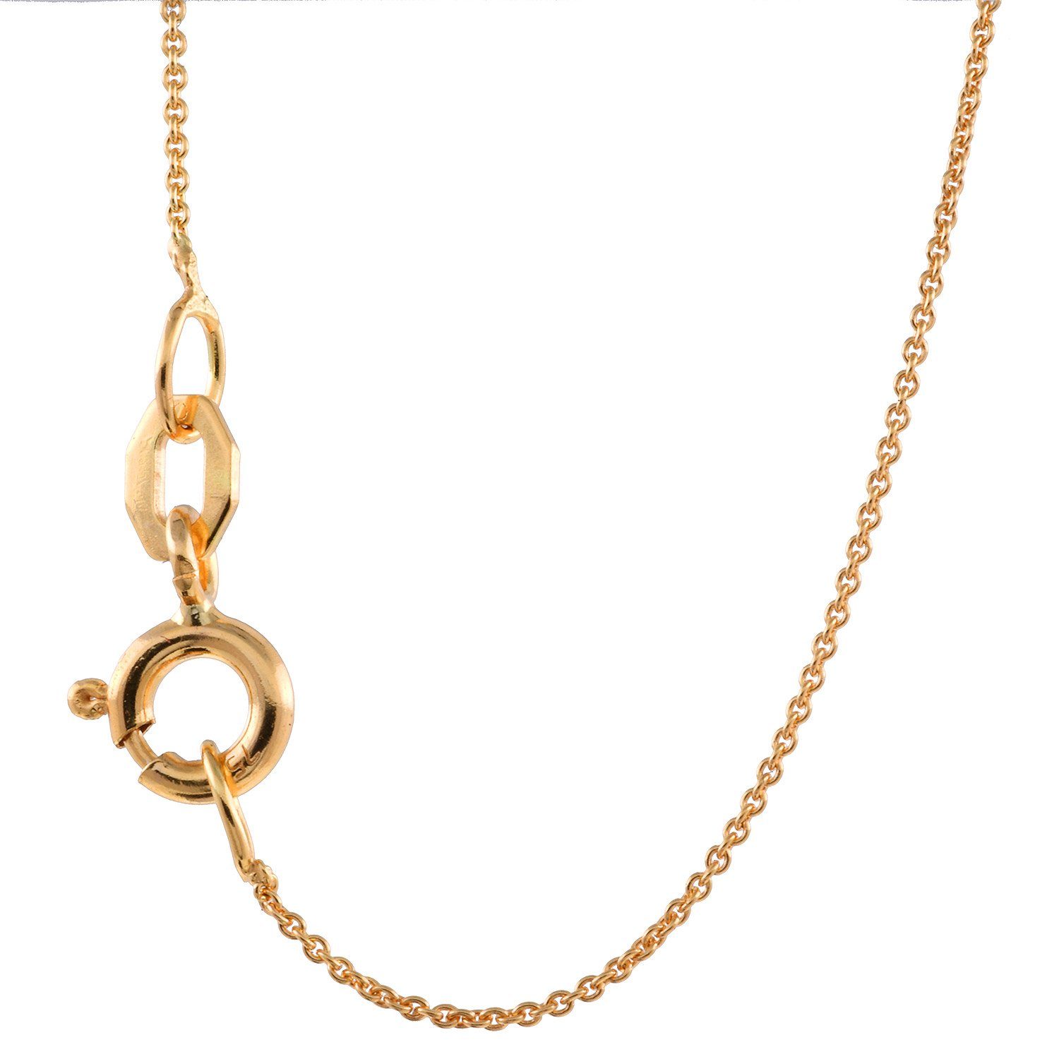 HOPLO Goldkette Goldkette Ankerkette Länge 50cm günstig online kaufen