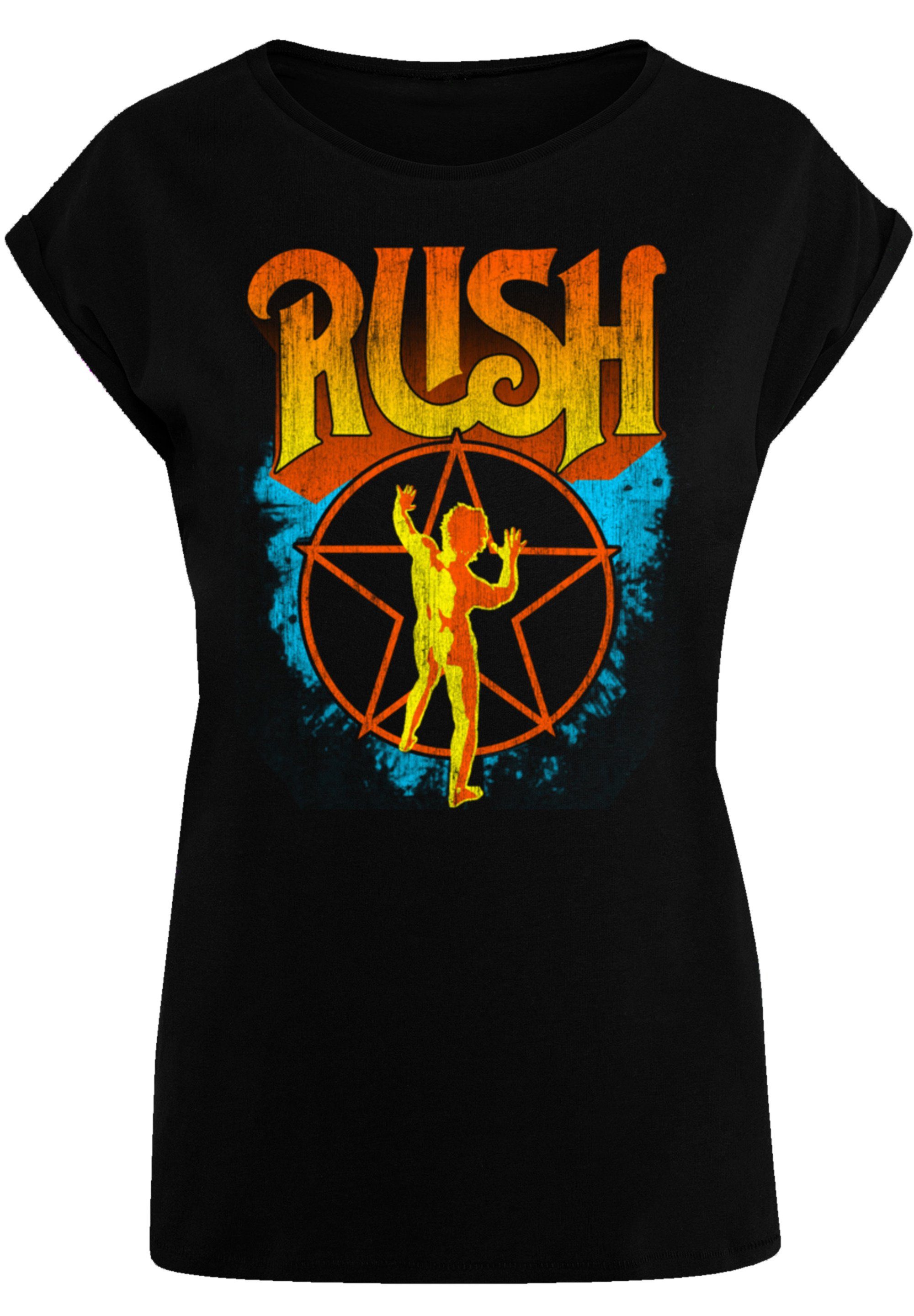 F4NT4STIC T-Shirt Rush Rock Band Starman Premium Qualität, Sehr weicher  Baumwollstoff mit hohem Tragekomfort