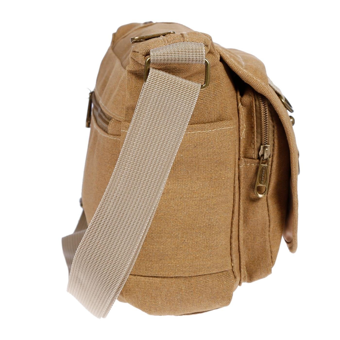 Christian Wippermann Umhängetasche Damen Tasche Schultertasche Umhängetasche aus Canvas, inversch. Farben