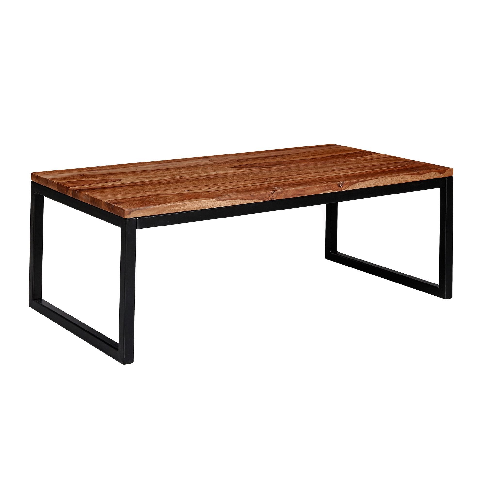 FINEBUY Couchtisch FB58446 (110x40x60 cm Massivholz günstig online kaufen