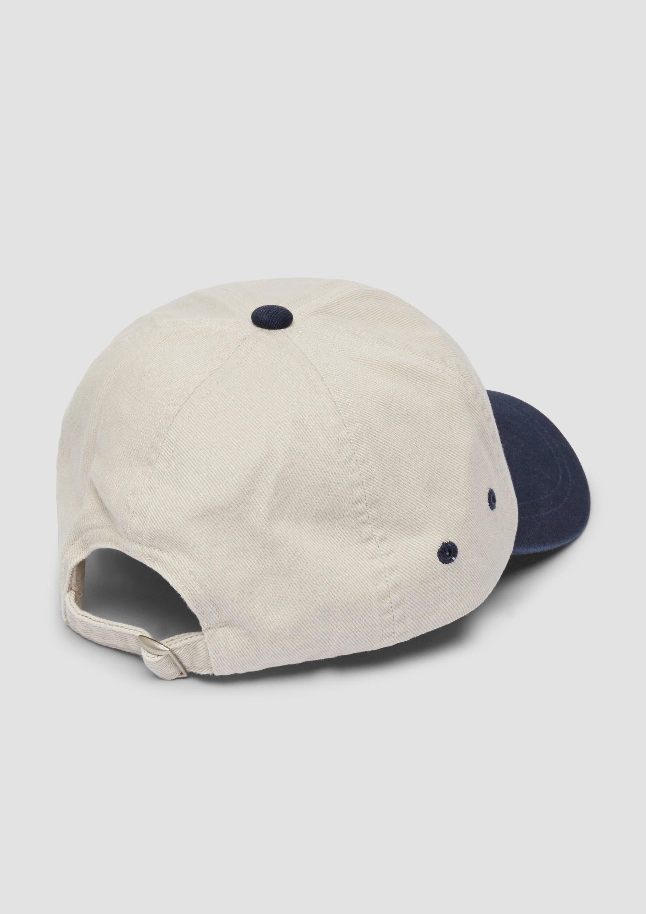 s.Oliver Snapback Cap Kappe Cap aus Twill mit gesticktem Patch