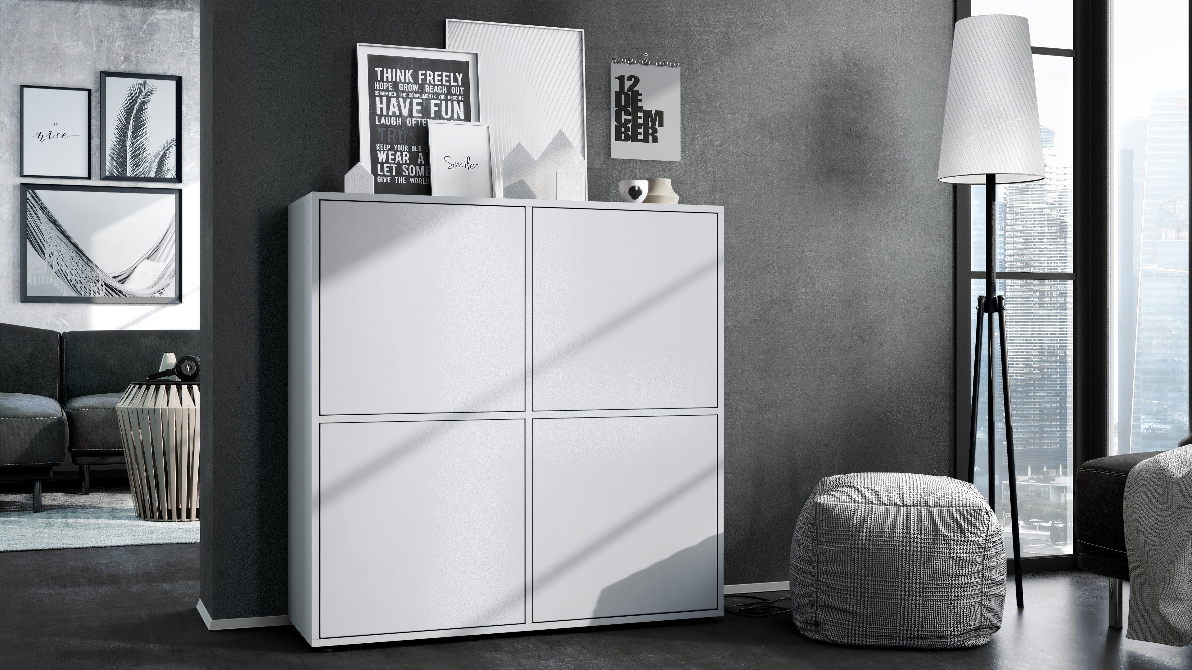 Vladon Highboard Cuba V2 (Schrank, 104 günstig online kaufen