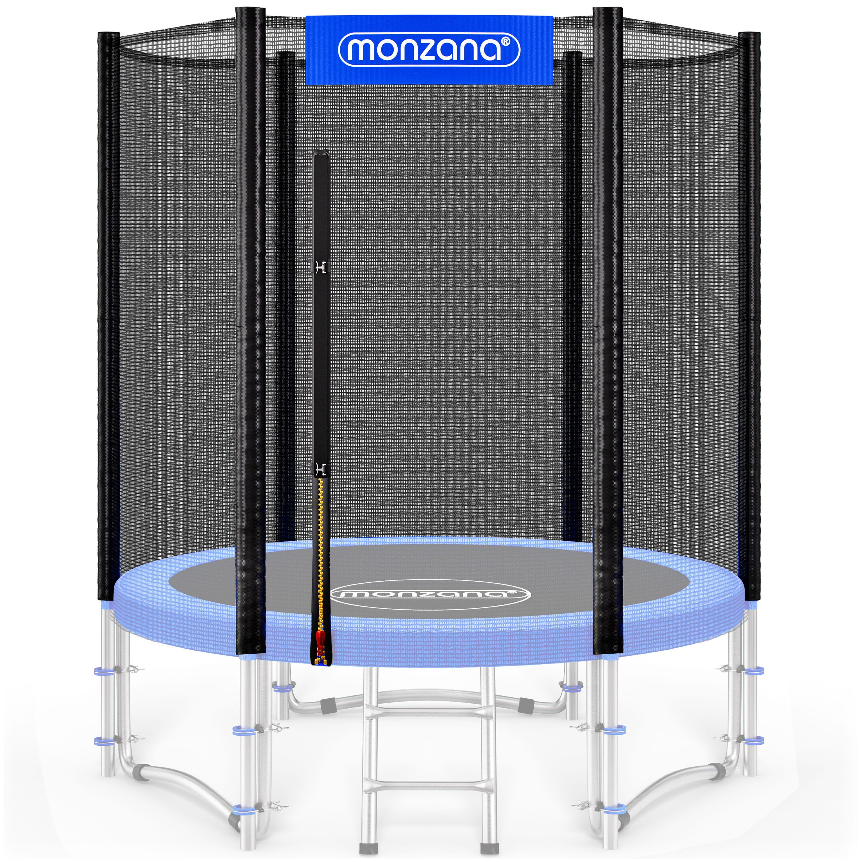 monzana Trampolinnetz Ø 305cm Trampolin, Netz Sicherheitsnetz Trampolin Ø 305 inkl. Karabinerhaken