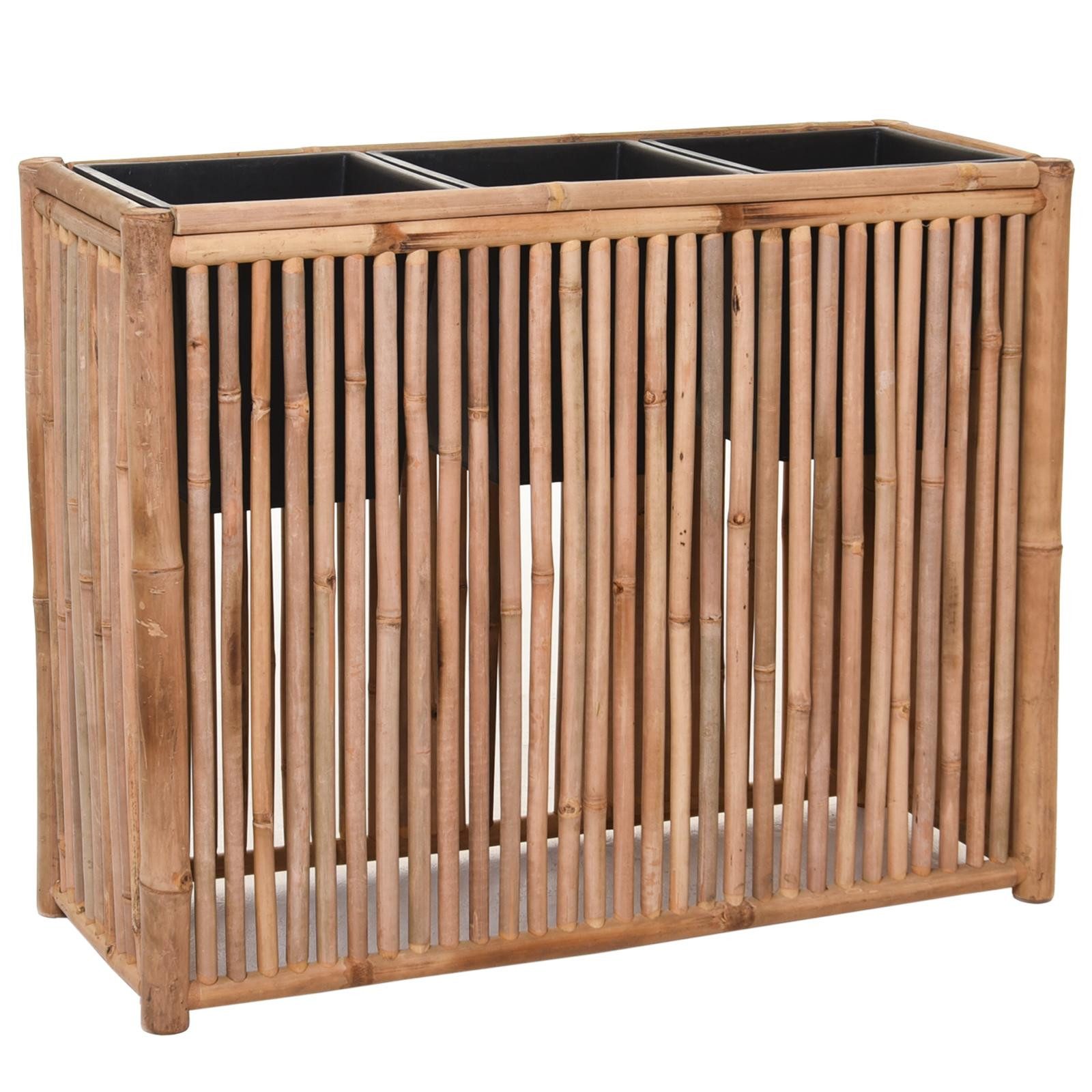 VIVANNO Pflanzkübel Bambus ELEMENTO Kasten - Natur Matt (1 St), 82x31x64 cm günstig online kaufen