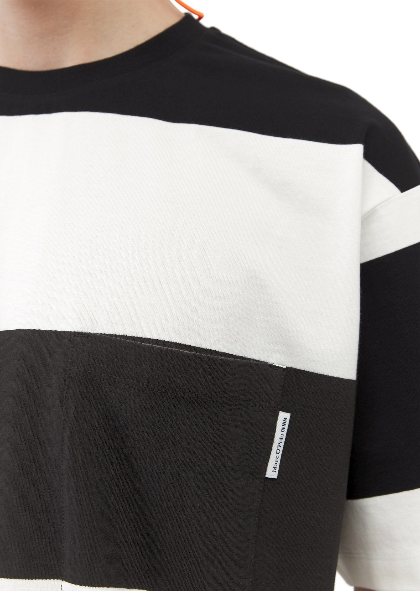 Marc O'Polo DENIM T-Shirt aus Heavy Jersey-Qualität schwarz