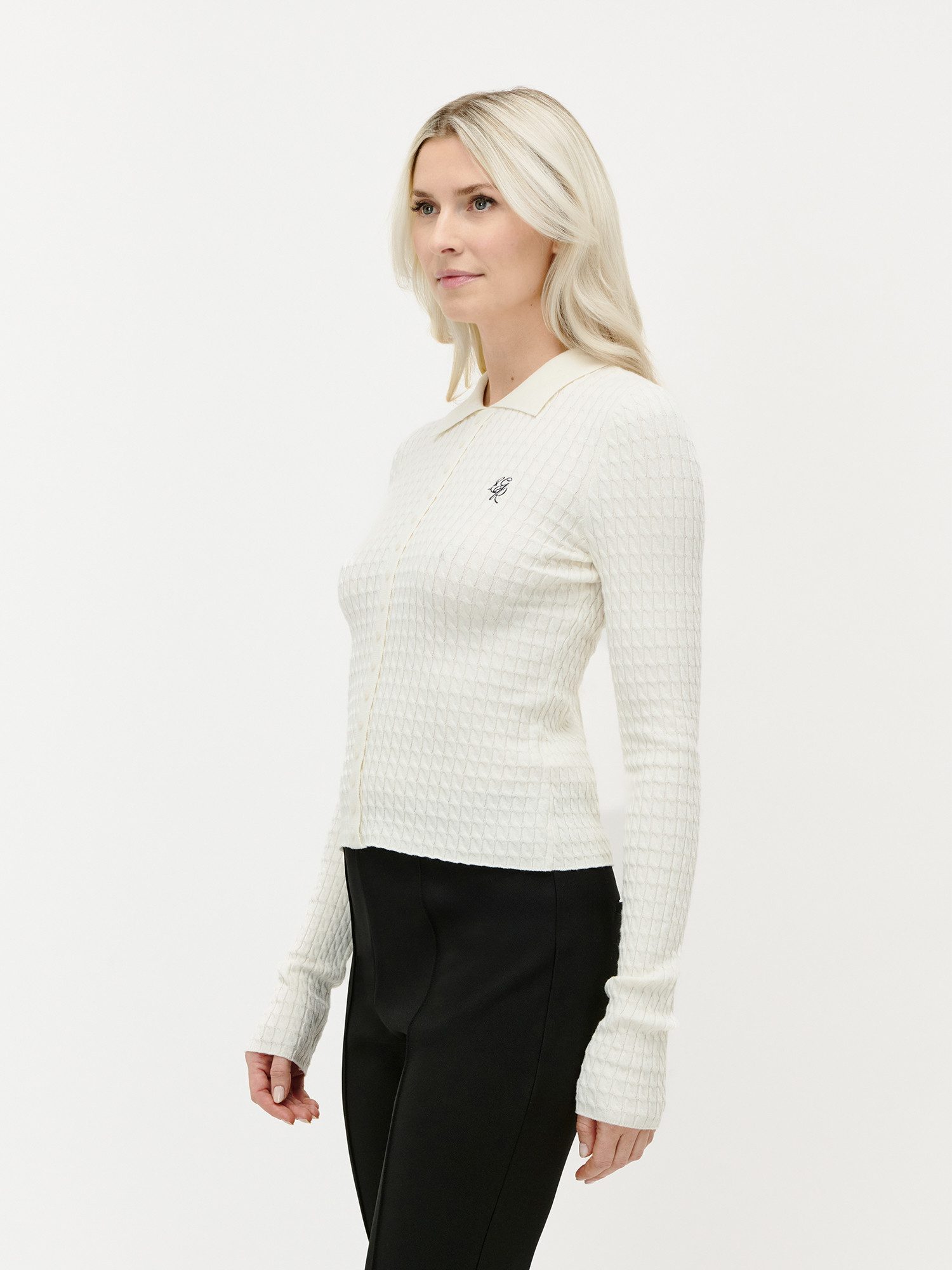 LeGer Polokragenpullover Manolja, LeGer by Lena Gercke mit Fake-Knopfleiste günstig online kaufen