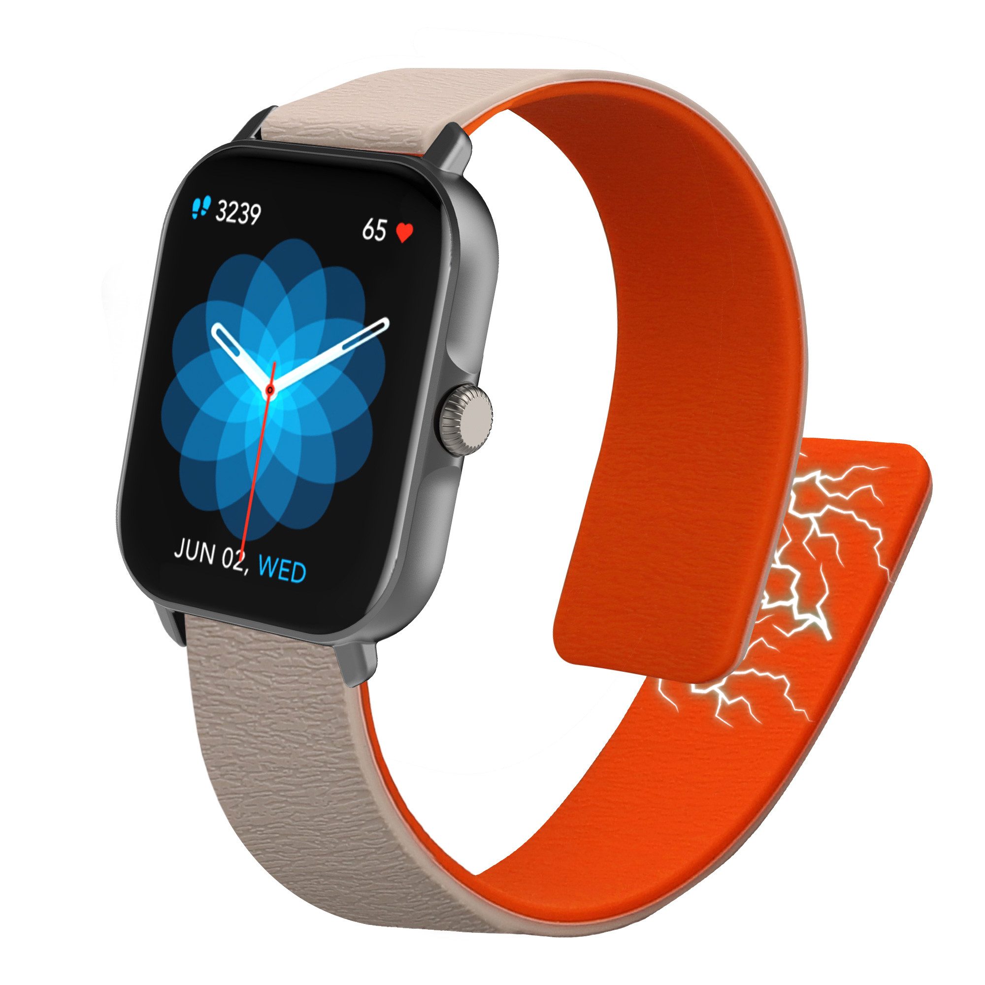 kwmobile Ersatzarmband für Huami Amazfit GTS / GTS 2 / GTS 2e / GTS 3 Armband Fitnessband, 1-tlg., Fitnesstracker Silikon Band mit Magnetverschluss