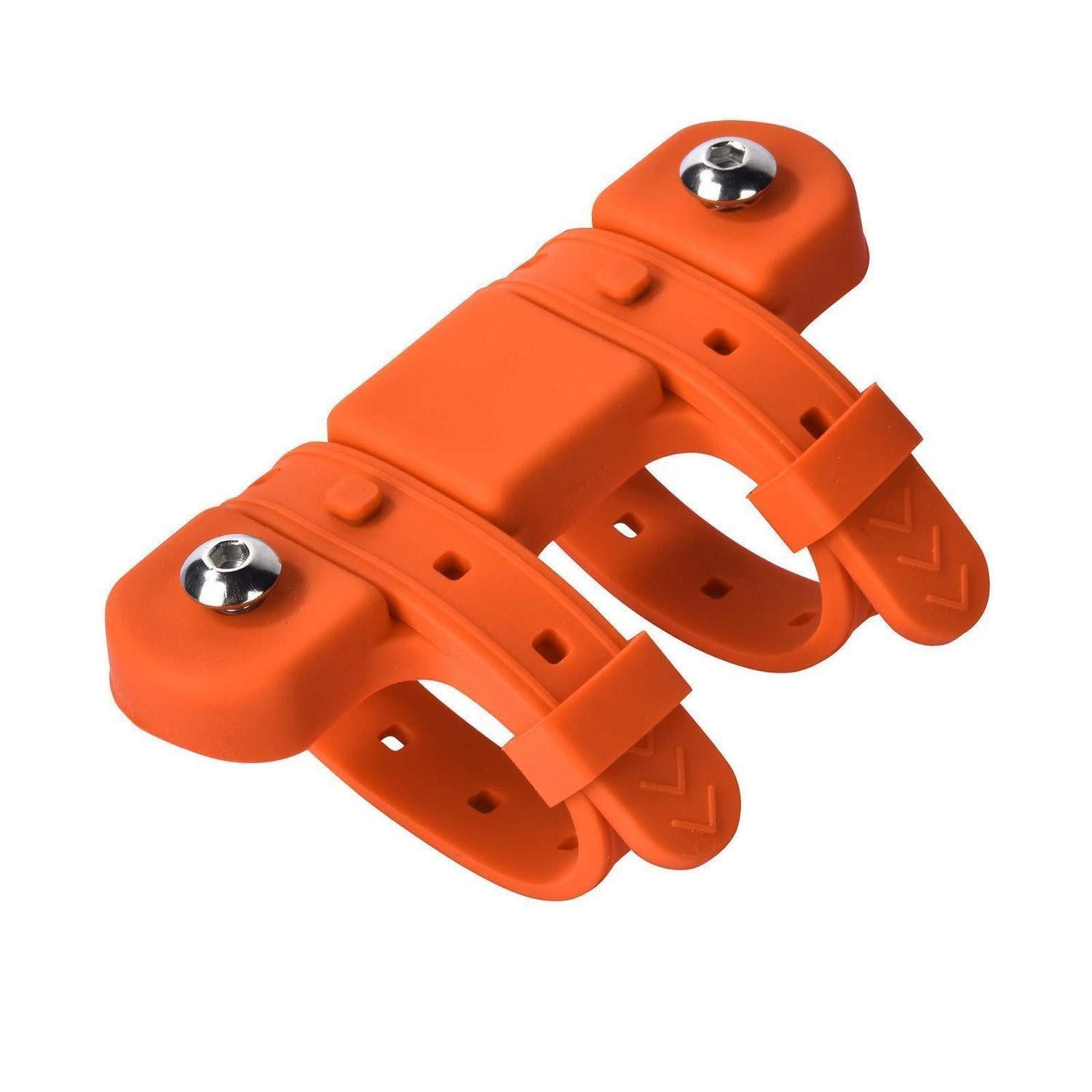 LuxusKollektion Fahrrad-Flaschenhalter Flaschenhalter Montagebasis Silikon Fahrrad Roller Orange