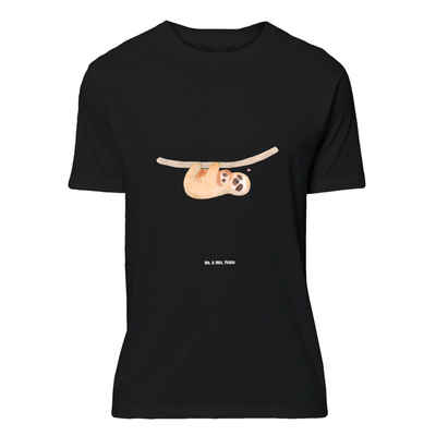 Mr. & Mrs. Panda T-Shirt Faultier Kind - Schwarz - Geschenk, Jubiläum, Baby, Mama, Mutter, Lus (1-tlg)