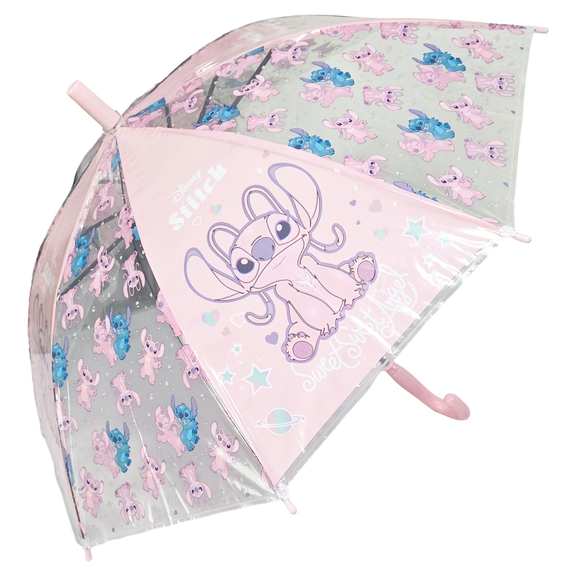 Stockregenschirm Disney Lilo und Stitch Angel Kinder Regenschirm Schirm D 70 cm