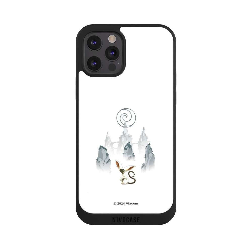 NIVOCASE Handyhülle Avatar - Der Herr der Elemente Momo Offizielles Lizenzprodukt Momo, Apple iPhone 12 Pro Handyhülle Hülle NIVOpure Case Schwarz