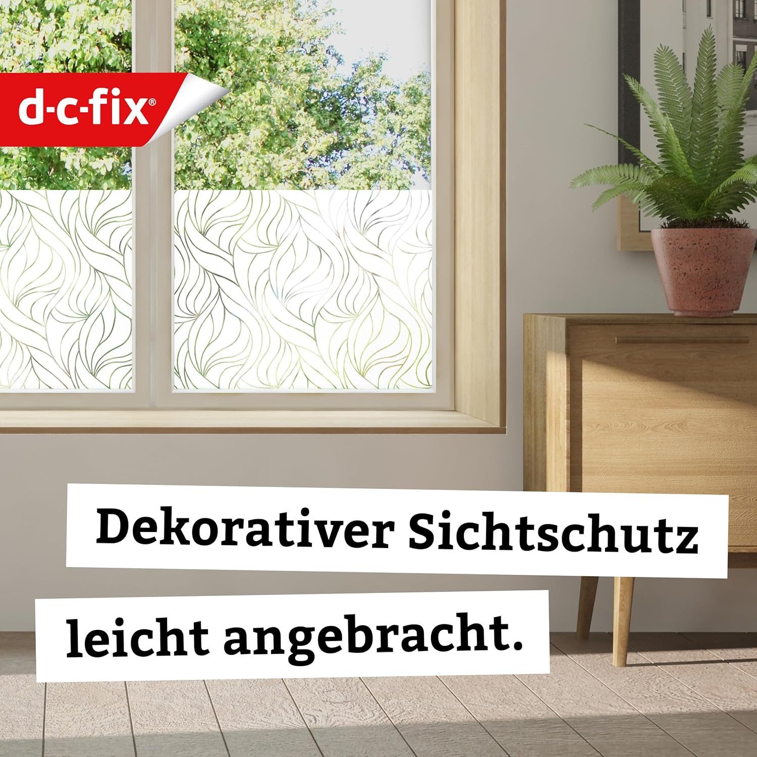 d-c-fix Fensterfolie 11,07€/qm Sichtschutzfolie selbsthaftend Deko günstig online kaufen